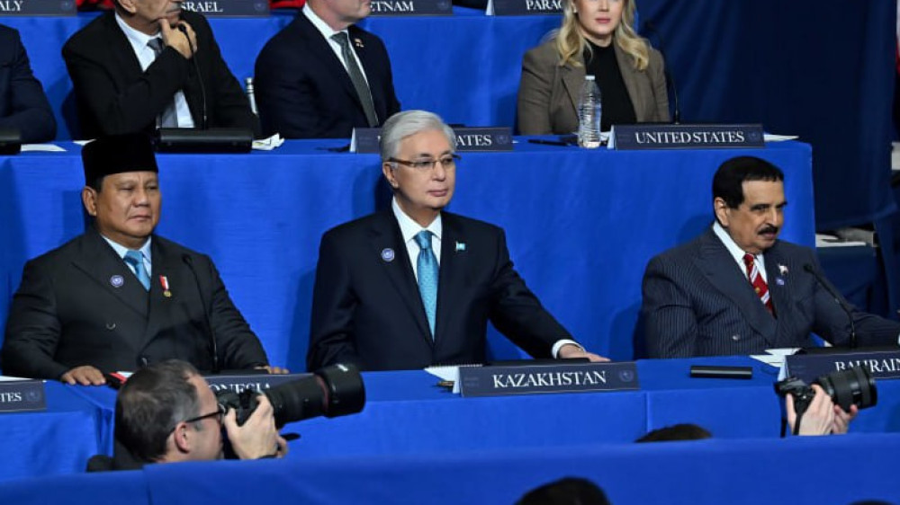 Токаев выступил на первом заседании «Совета мира» в Вашингтоне
