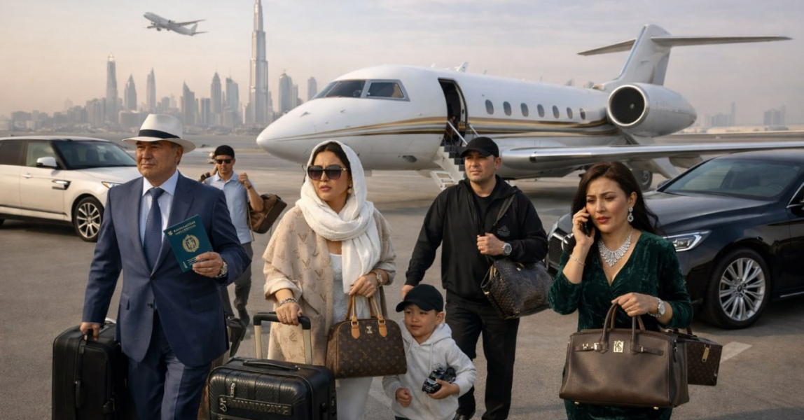 Молот над хрустальным замком: элита Казахстана бежит из Дубая